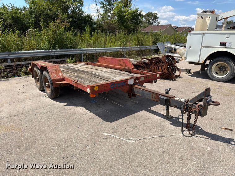 image for item FC3313 1987 Curtiss Trailers 25 tilt deck equipment trailer