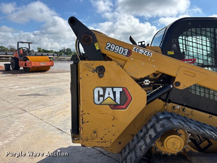 image for item FG0418 2021 Caterpillar 299D3 tracked skid steer loader