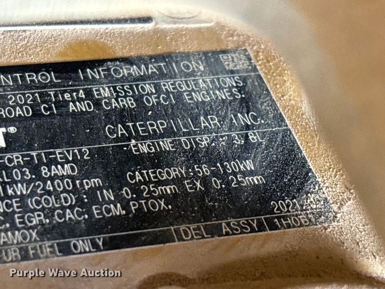 image for item FG0418 2021 Caterpillar 299D3 tracked skid steer loader