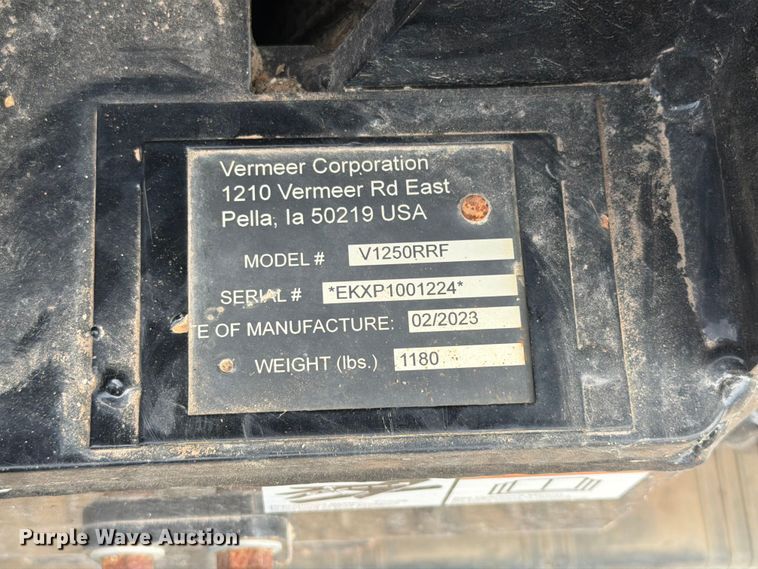 image for item FI0322 2023 Vermeer RTX1250i2 rock saw