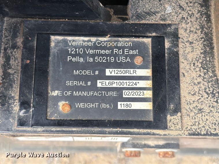 image for item FI0322 2023 Vermeer RTX1250i2 rock saw