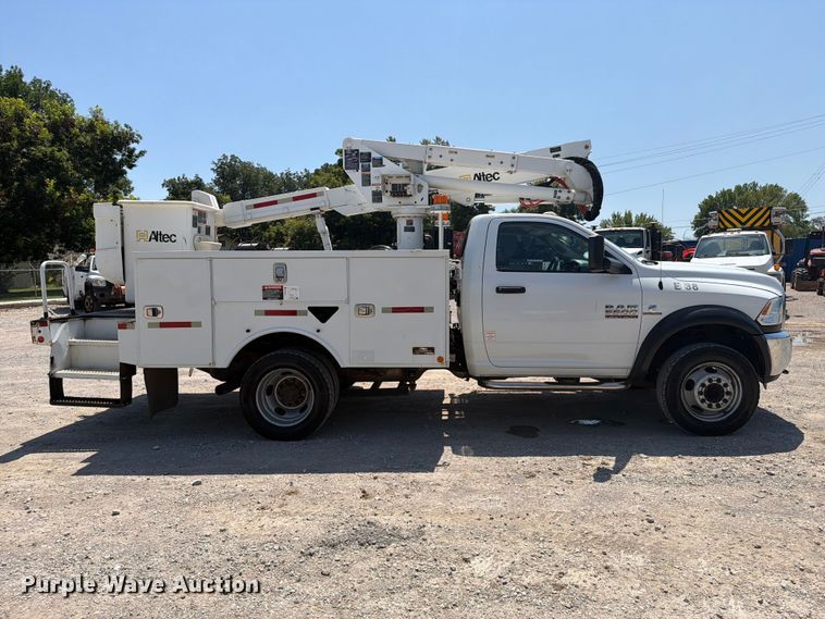 image for item FI0348 2017 RAM 5500 bucket truck