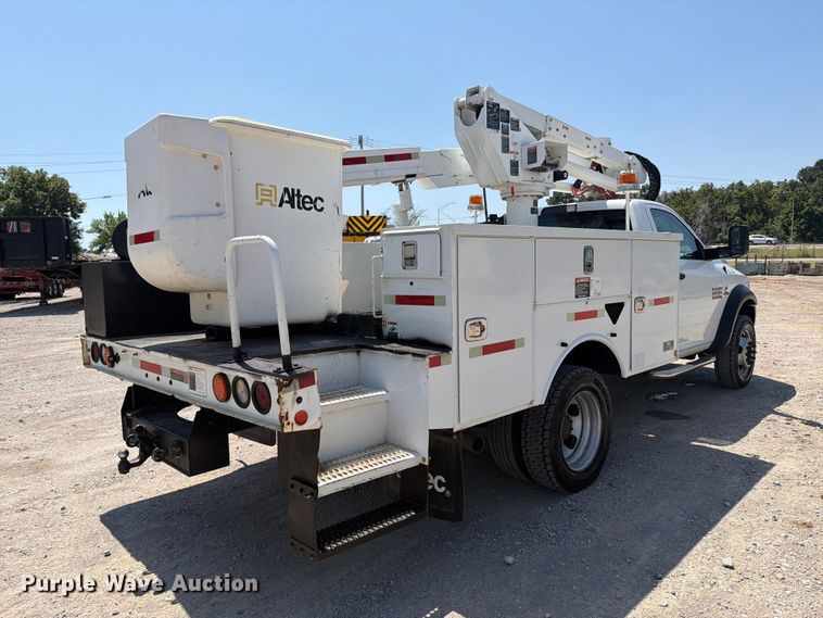 image for item FI0348 2017 RAM 5500 bucket truck