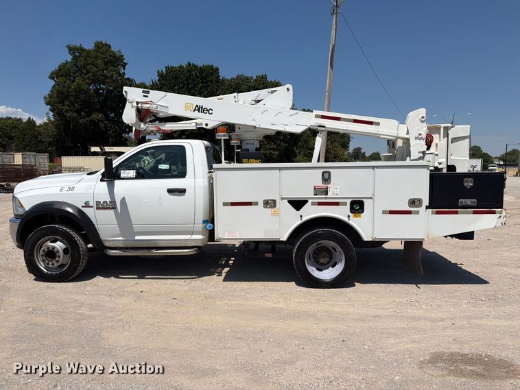 image for item FI0348 2017 RAM 5500 bucket truck