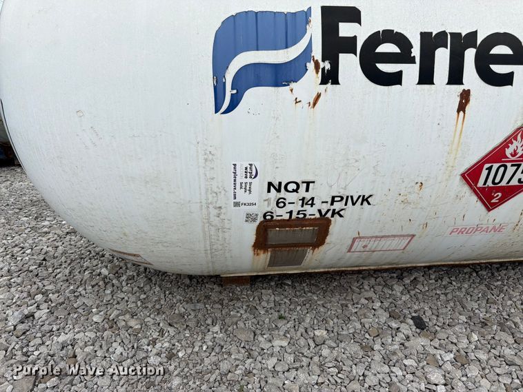 image for item FK3254 1996 Trinity Industries propane Tank