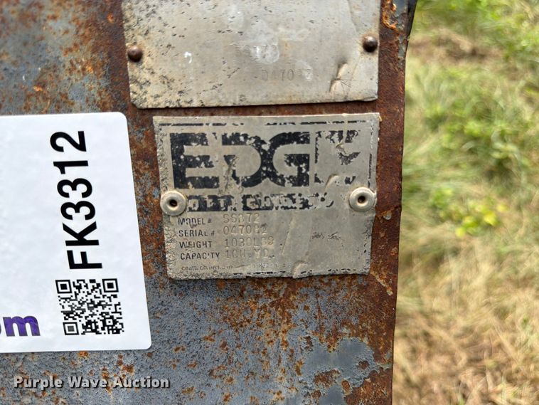 image for item FK3312 Edge SSB72 skid steer side discharge bucket