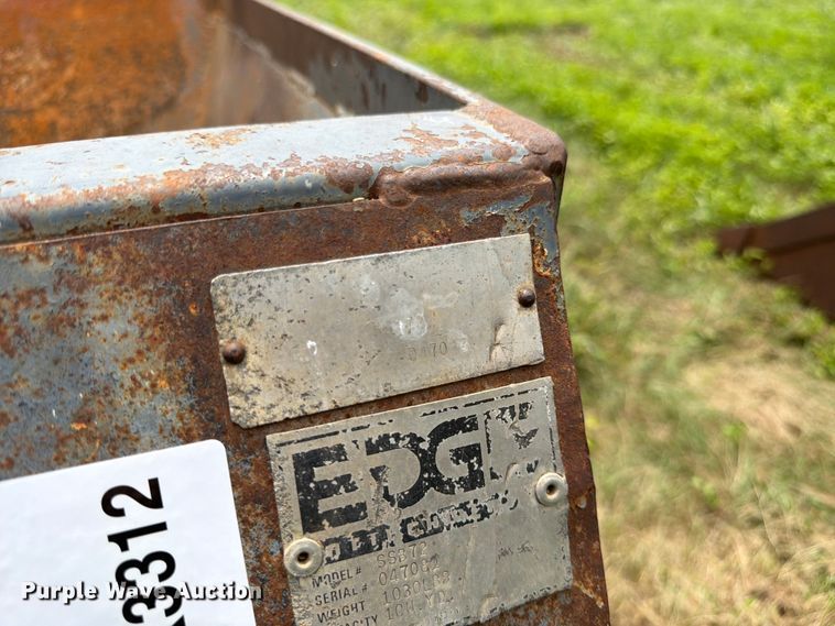 image for item FK3312 Edge SSB72 skid steer side discharge bucket