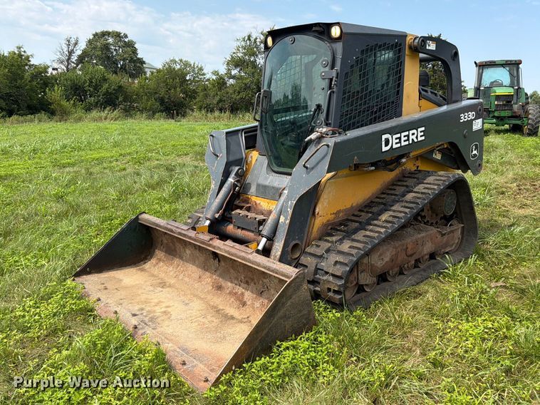 2012 John Deere 333D tracked skid steer loader