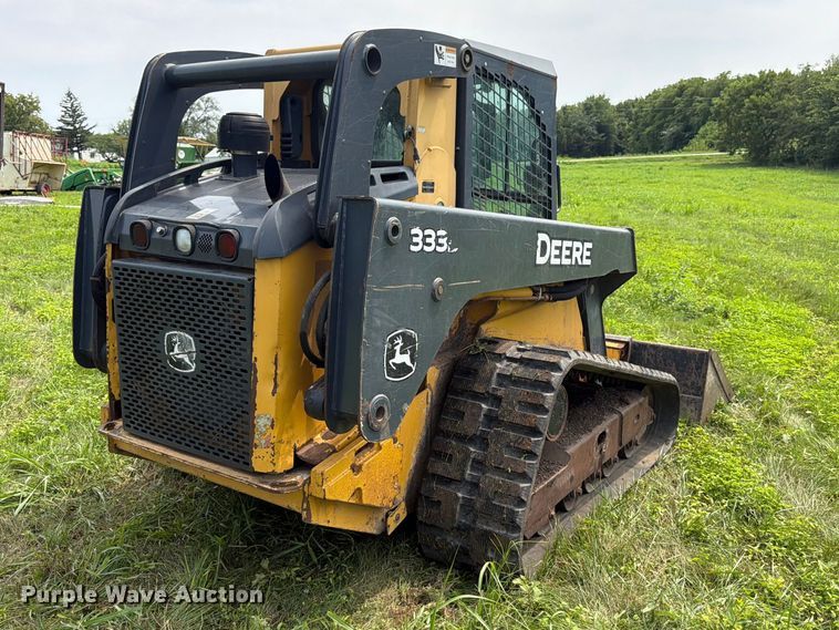 image for item FK3317 2012 John Deere 333D tracked skid steer loader