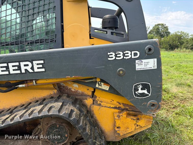 image for item FK3317 2012 John Deere 333D tracked skid steer loader