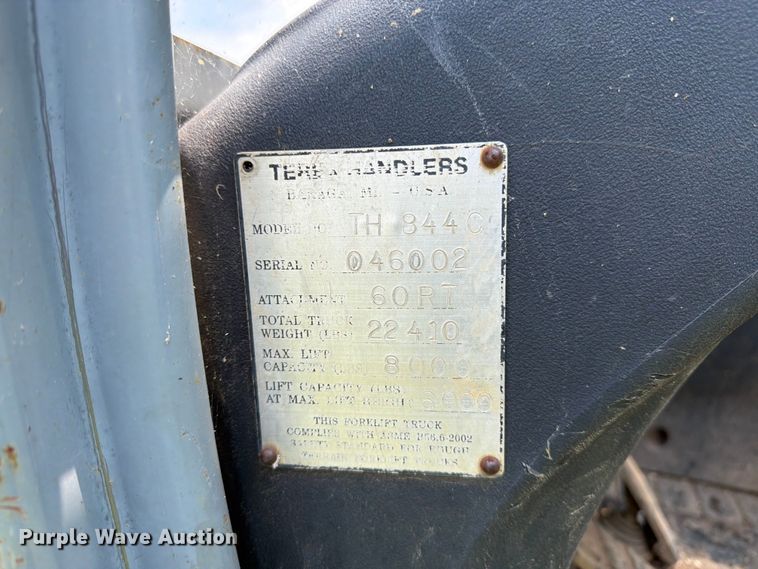 image for item FK3329 Terex TH844C telehandler