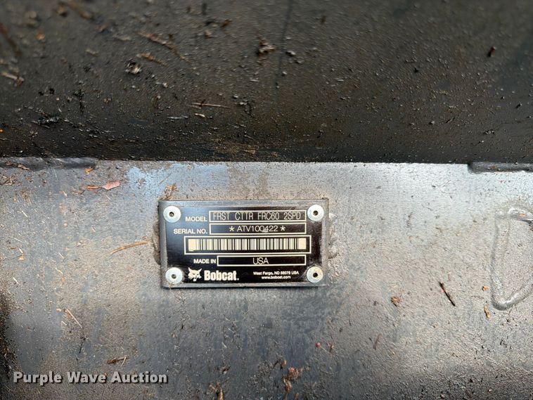 image for item FK3335 Bobcat FRC60 skid steer mulcher