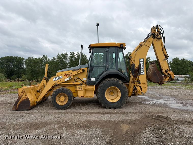 image for item FK3548 2002 John Deere 410G backhoe