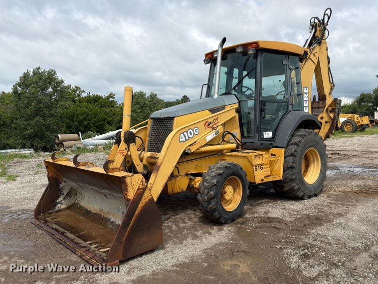 2002 John Deere 410G backhoe