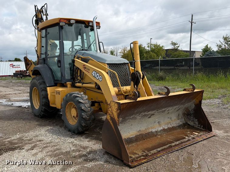 image for item FK3549 2002 John Deere 410G backhoe