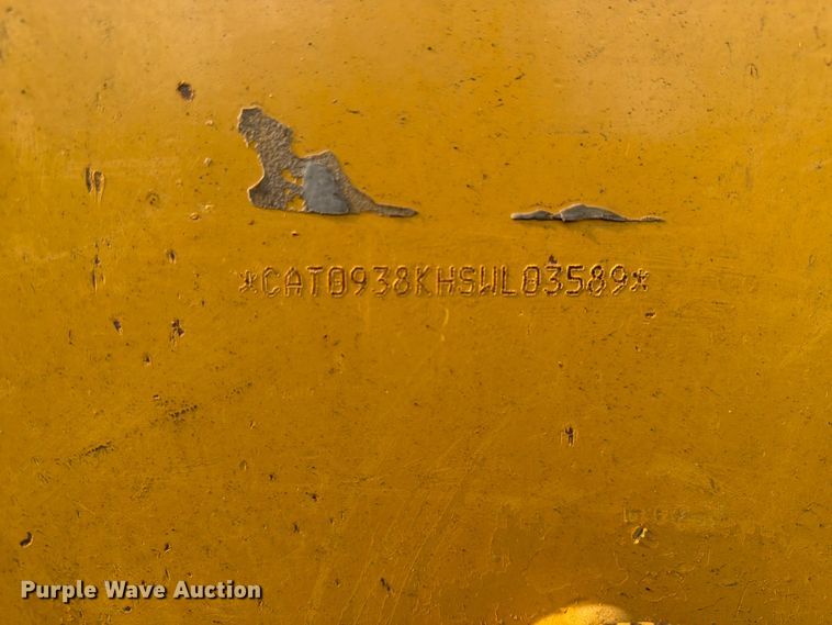image for item FK3576 2015 Caterpillar 938K wheel loader