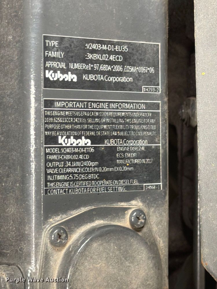 image for item FK3595 2020 Komatsu PC56-7 mini excavator