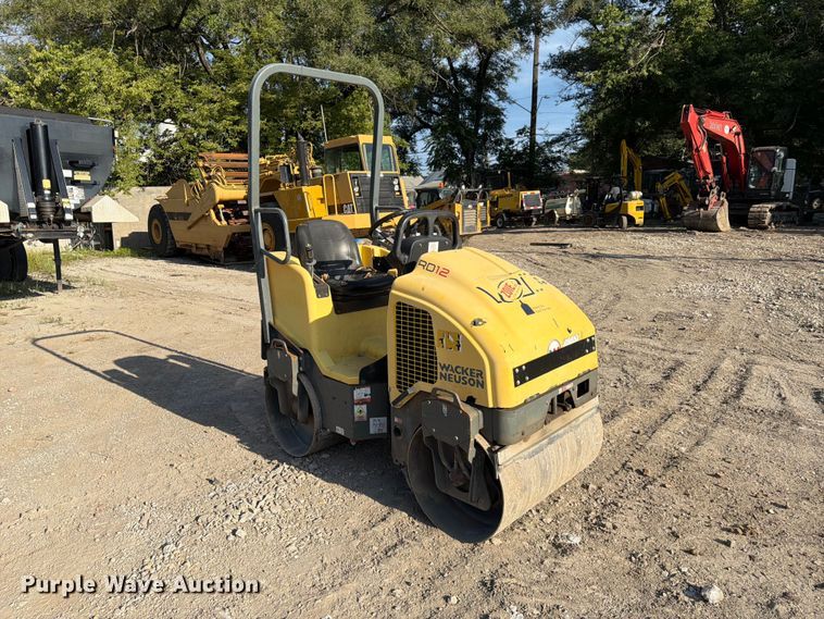image for item FK3601 2015 Wacker Neuson RD12A double drum vibratory roller