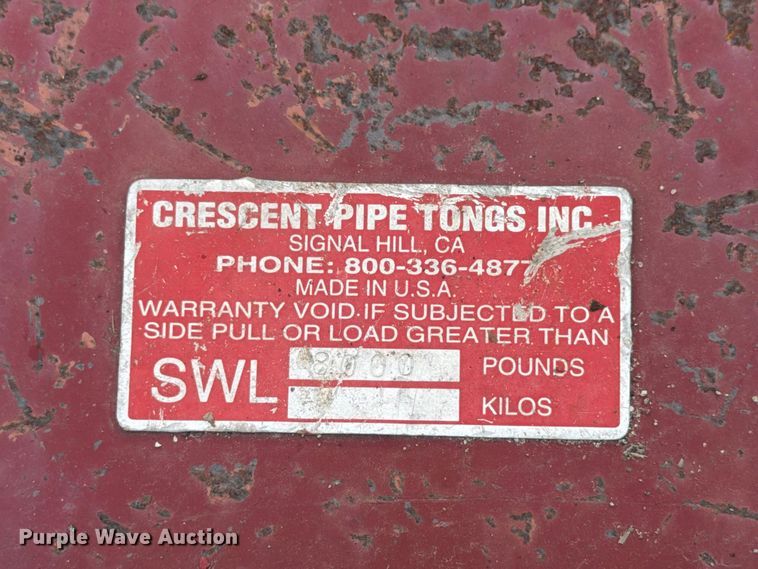 image for item FK3603 (10) pipe tongs