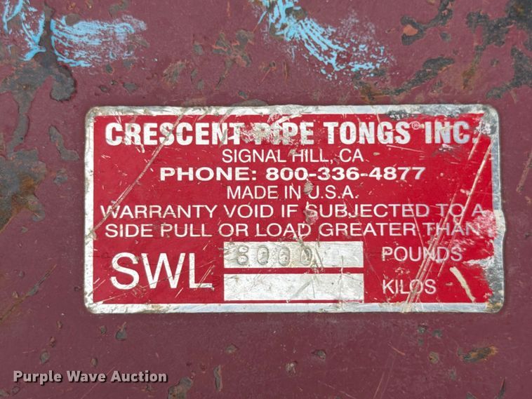 image for item FK3603 (10) pipe tongs