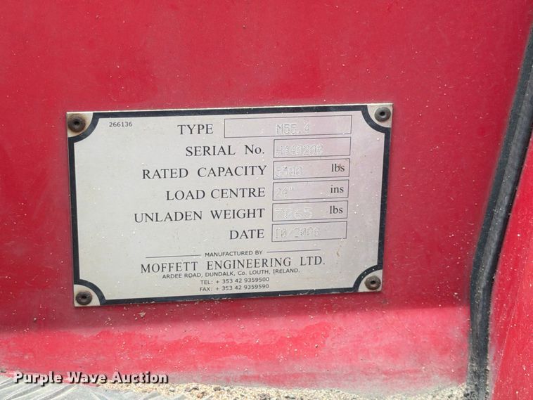 image for item FK3607 2009 Moffett M55.4 forklift