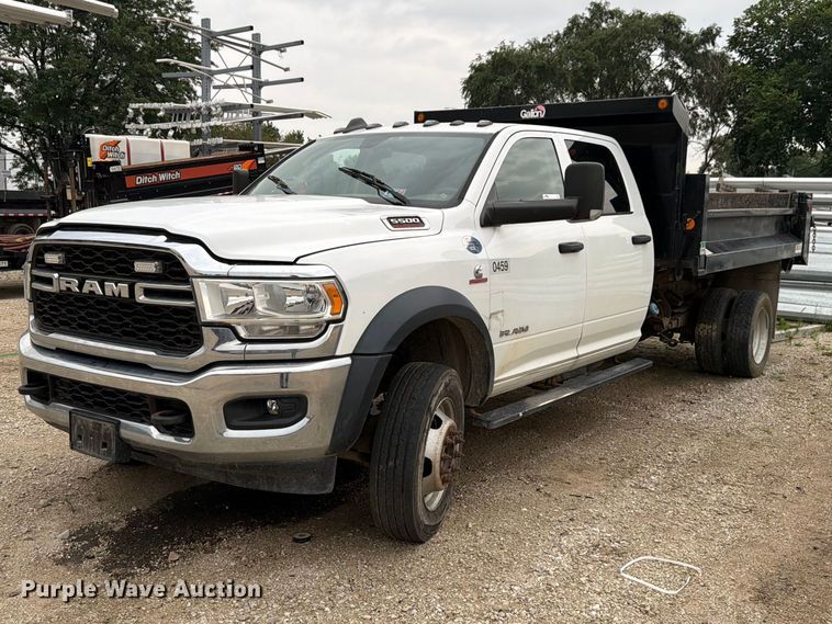 image for item FK4127 2020 RAM 5500 Crew Cab dump truck