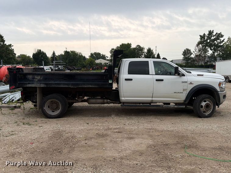 image for item FK4127 2020 RAM 5500 Crew Cab dump truck
