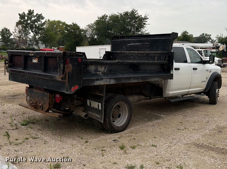 image for item FK4127 2020 RAM 5500 Crew Cab dump truck