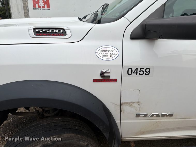 image for item FK4127 2020 RAM 5500 Crew Cab dump truck