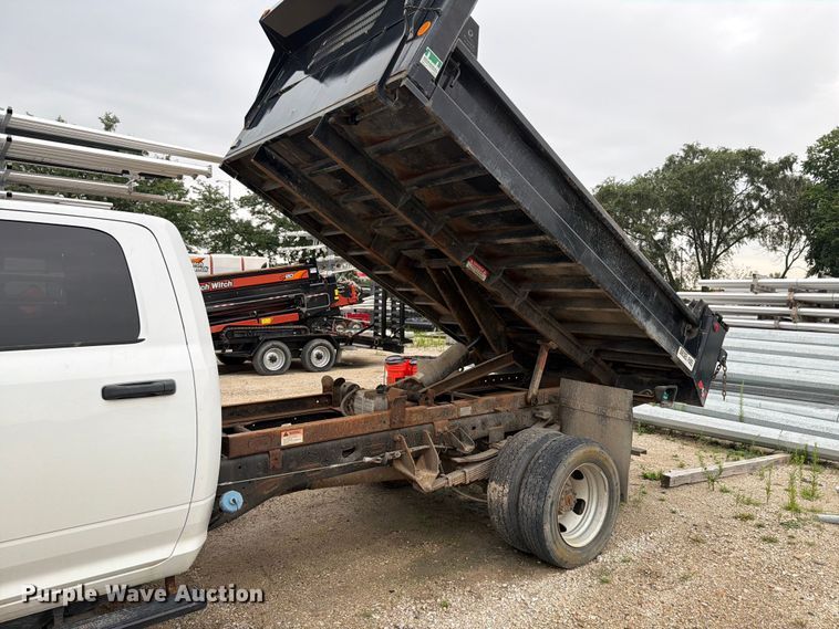 image for item FK4127 2020 RAM 5500 Crew Cab dump truck