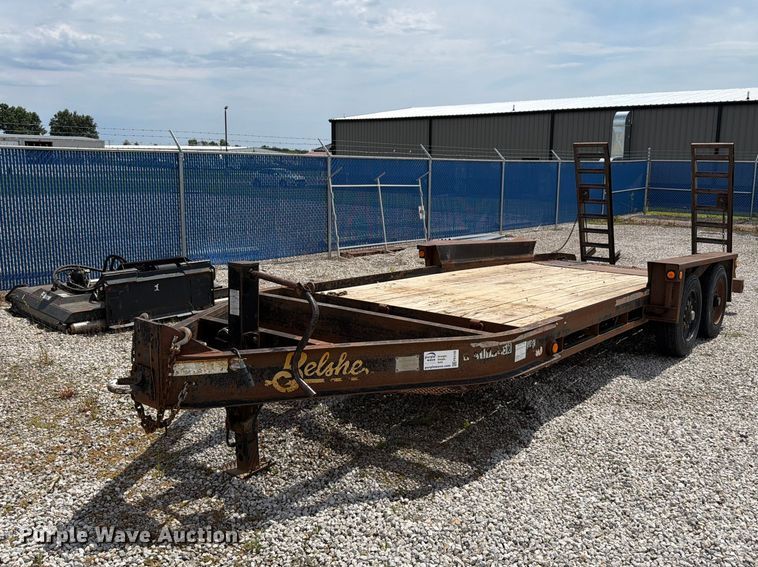 2012 Belshe T16 equipment trailer