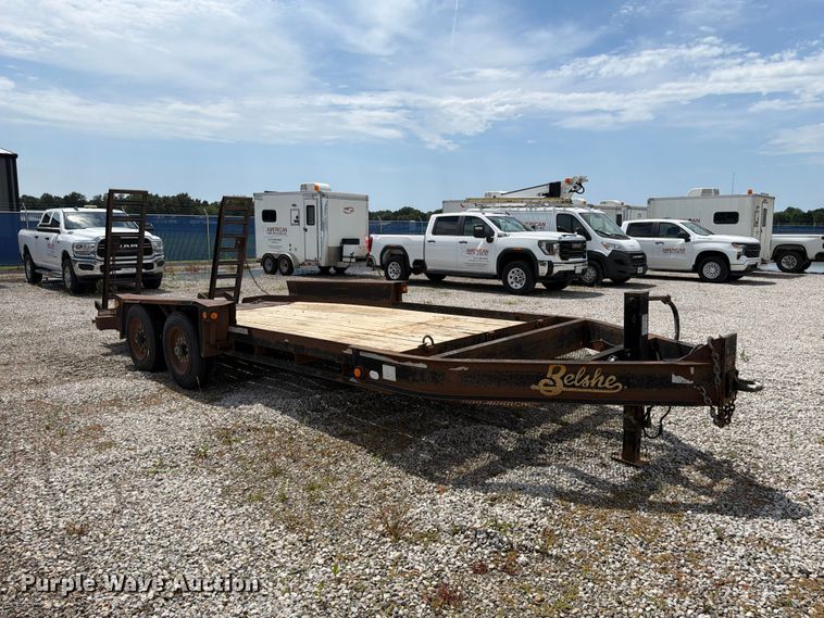 image for item FK4129 2012 Belshe T16 equipment trailer