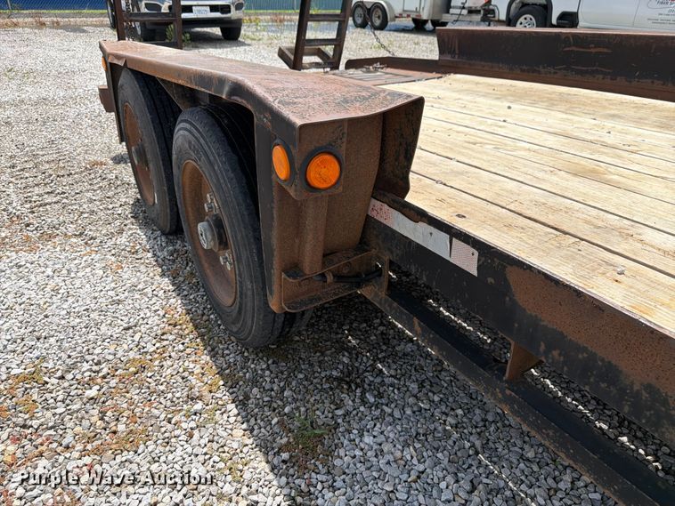 image for item FK4129 2012 Belshe T16 equipment trailer