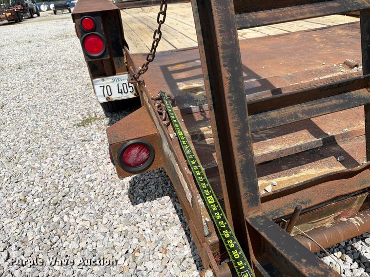 image for item FK4129 2012 Belshe T16 equipment trailer
