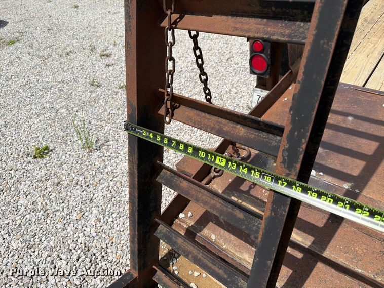 image for item FK4129 2012 Belshe T16 equipment trailer