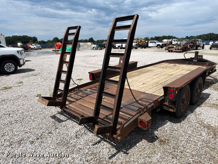 image for item FK4129 2012 Belshe T16 equipment trailer
