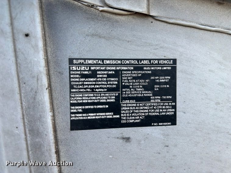 image for item FK4562 2009 GMC C8500 bucket truck