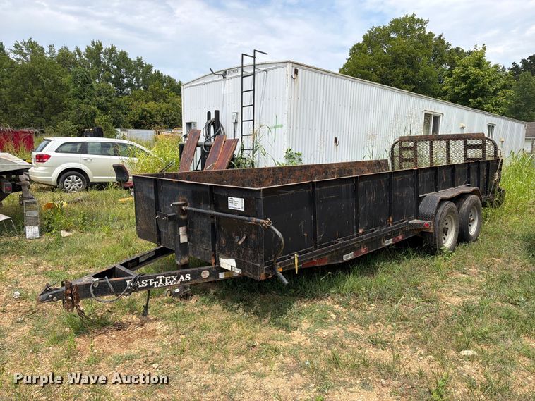 2020 East Texas Trailers equipment trailer