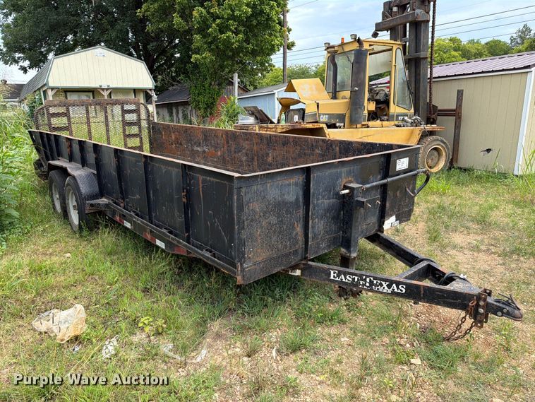 image for item FK5049 2020 East Texas Trailers equipment trailer