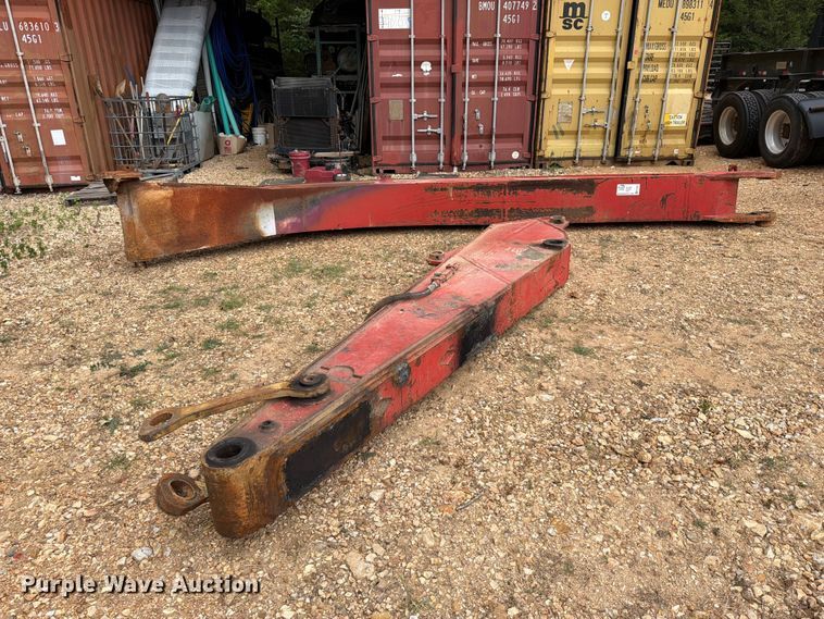 Excavator boom and stick