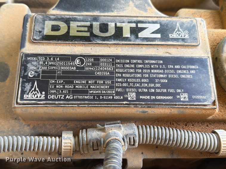 image for item FN2025 2019 Skyjack SJ1056TH telehandler