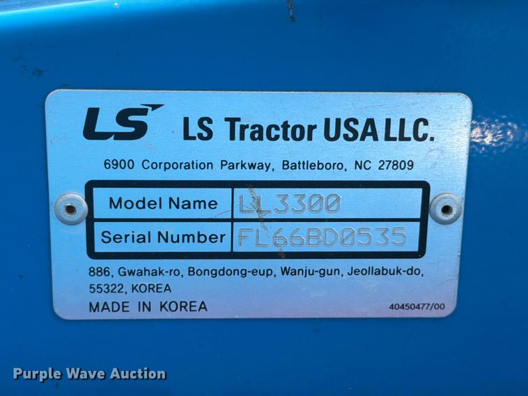 image for item FN2027 LS MT225HE MFWD tractor