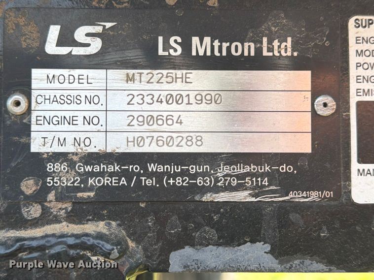 image for item FN2027 LS MT225HE MFWD tractor