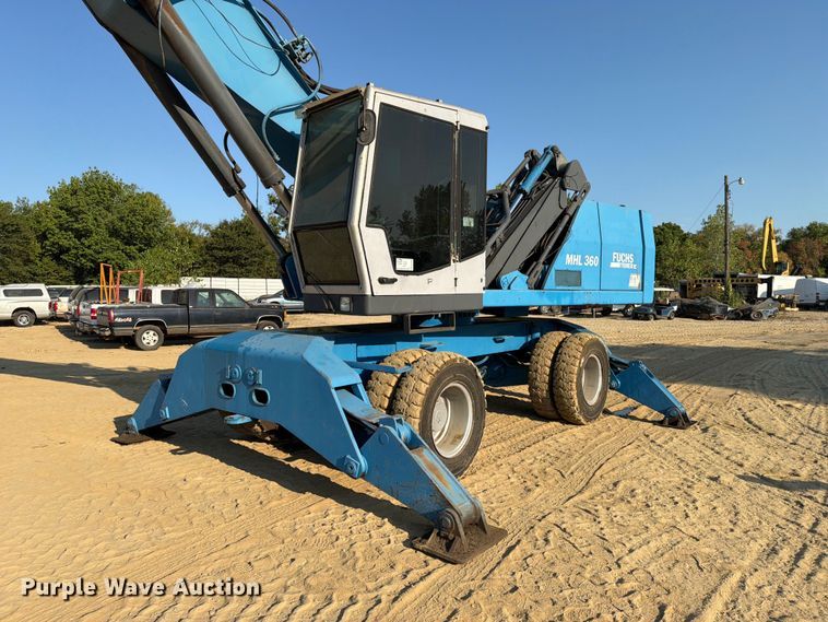image for item FN2548 2003 Terex Fuchs  MHL 360 long reach wheeled excavator