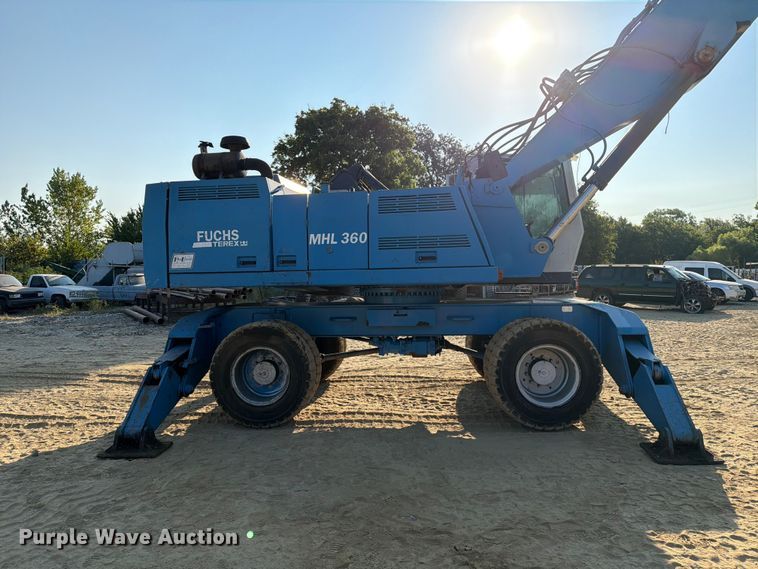 image for item FN2548 2003 Terex Fuchs  MHL 360 long reach wheeled excavator