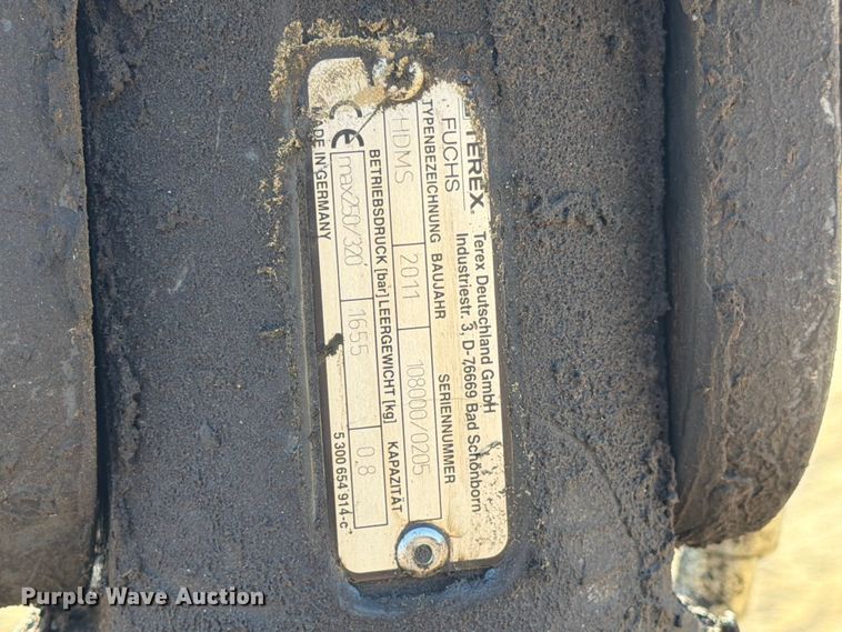 image for item FN2548 2003 Terex Fuchs  MHL 360 long reach wheeled excavator
