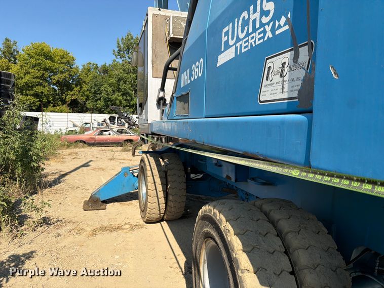 image for item FN2548 2003 Terex Fuchs  MHL 360 long reach wheeled excavator