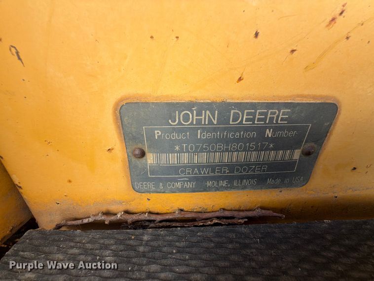 image for item FN2551 1994 John Deere 750 BLT dozer