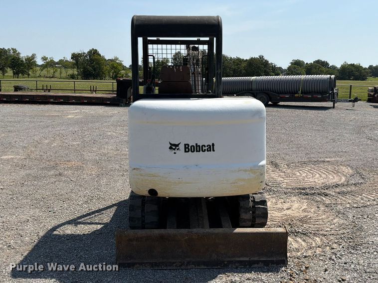 image for item FN2554 2002 Bobcat 334 mini excavator