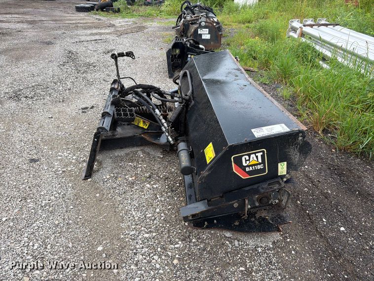image for item FN5791 2017 Caterpillar BA118C skid steer sweeper